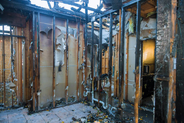 Professional Soot Cleanup technician working in Glenelg, MD